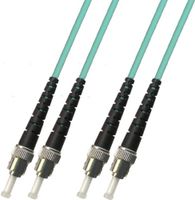 30M - Multimode Duplex 10 Gigabit (10Gb) OM3 Fiber Optic Cable (50/125) - ST to ST