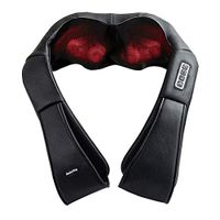 Display4top Back Neck Massager，Electric Shoulder Massager with Heat and Speed Control, Deep Massage Heated Rollers for Neck, Shoulder, Back Muscle Pain Relief, Use at Home,Office (Black)