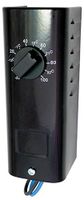 TPI Corporation CKTD110 Industrial Series Coil Capillary Thermostat, Single Pole, Heat/Cool, Wire Leads Connection, 40°-110°F Temperature Range, 22 Amps, Black