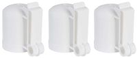 Zareba ITCPW-Z T-Post Safety Cap and Insulator, White, 10 per Bag (Thrее Рack)