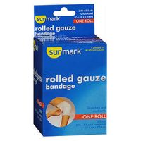 Sunmark Sunmark Rolled Gauze Bandage 3 Inches X 2.5 Yards, 3 Inches X 2.5 Yards 1 each