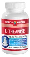 Blood Pressure - L-Theanine 200MG - Promotes Relaxation - theanine Supplements - 1 Bottle (60 Capsules)