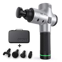 OPOVE M3 Pro Massage Gun Deep Tissue Percussion Muscle Massager for Pain Relief, Handheld Electric Body Massager Sports Drill Portable Super Quiet Brushless Motor, Silver