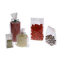 JAM PAPER Cello Bags - Large - 4 x 2 1/2 x 9 1/2 - Clear -25/Pack