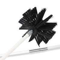 Holikme 15 Feet Dryer Vent Cleaning Brush, Lint Remover, Extends Up to 15 Feet, Synthetic Brush Head, Use with or Without a Power Drill