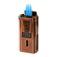 Lotus Lighter Duke L60 Triple Flame Lighter w/Cutter - Copper