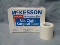 62102212 Medical Tape McKesson Silk-Like Cloth 2 Inch X 10 Yard White NonSterile