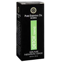 Pure Essential Oil Works Detox Blend, 100% Pure, Natural, Paraben-Free and Therapeutic Grade with Euro-Style Dropper, 0.33 Ounces