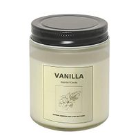 Candles, Scented Candles Soy Candle, Highly Scented and Long Burning Aromatherapy Jar Candles for Stress Relief and Relaxation with Pure Essential Oil, Portable Travel Gift Box for Home (Vanilla)
