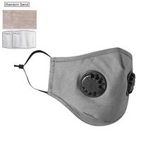 N/Y Face Scarf Dust M(a/sk with Dual Valve Reusable Anti-Dust Filter Ma&sk Sunscreen Face Cover for Riding Running