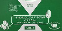 Certified Hydrocortisone Cream 0.0 Gram (1/32 oz) #794 216-025
