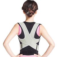 JORCOKA Men Women Corset Adjustable Brace Shoulder Back Support Belt Lumbar Spine Support Posture Straight Corrector Belt