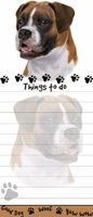 "Boxer Magnetic List Pads" Uniquely Shaped Sticky Notepad Measures 8.5 by 3.5 Inches