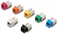 BattleBorn GC-KEY45-90GRN - Cat5 / 5e Keystone Jack - 110 Punch Type (Green)
