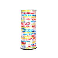 ULTNICE Happy Birthday Balloon Curling Ribbon Gift Wrap Ribbon Crimped Ribbon Roll 100Yd