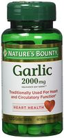 Nature's Bounty Garlic 2000mg, Tablets 120 ea (Pack of 4)