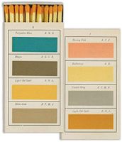 Matches in Painter's Handbook Box