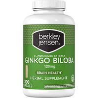 Berkley Jensen 120mg Standardized Extract Gingko Biloba, 300 ct.