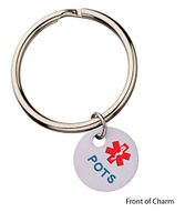 POTS Medical Alert Keyring