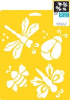 Delta Creative Stencil Mania Stencil, 7 by 10-Inch, 970160710 Bugged