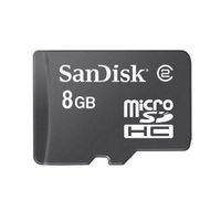 SanDisk 8GB microSDHC Card CLASS 2 (SDSDQ-8192, Bulk Package)