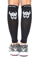 Calf Compression Sleeves - Leg Compression Sleeves, Shin Splints, Pain, Circulation, Travel, and Recovery - 1 Pair Leg Sleeves for Men and Women (Black, Large/X-Large)
