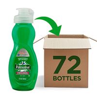PALMOLIVE Dishwashing Liquid, Dish Soap, Dish Liquid Soap, Phosphate Free, pH Balanced, Dishwasher Cleaner, 3 Ounce Bottle (Case of 72) (201417)