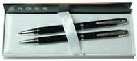 Cross Helios Ballpoint Pen & Pencil Set Black Lacquer