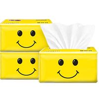Tissue, Multifold Paper Tissue Towels Napkin with Fast-Drying Absorbency Strong Ultrasoft Touch White 300 Sheets/Pa (3 Pack)