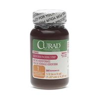Curad Sterile Latex Free Iodoform Packing Strip, 0.5" x 5 yd (Pack of 12)