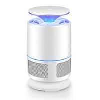 Portable Mosquito Lamp, Deworming Suction Type LED Lamp Wave Induction USB Interface Bedroom Office Silent No Radiation, ABS GAOFENG (Color : White, Size : 111221cm)
