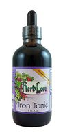 Liquid Iron Tonic - 4 oz - Liquid Iron Supplement for Women, Non-Constipating Anemia Supplement for Women - Herb Lore