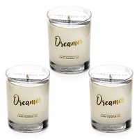 LUNA CANDLE CO. Dreamer - Lavender Scented Luxurious Candles - 11 Oz (3 Pack)