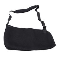 HAOWANG Shoulder Belt Arm Sling Breathable Mesh Elbow Brace Fracture Support Strap Accessories Supplies Adjustable Black