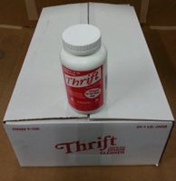 Alkaline Based Drain Cleaner - Thrift Drain Cleaner Case of 24 1Lb Granular - Thrift T-100