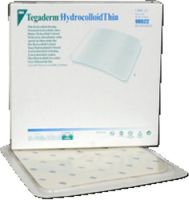 Tegaderm Hydrocolloid Thin Dressing with Outer Clear Adhesive 4" x 4" (Box of 5 Each)