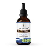 Butterbur Tincture Alcohol-Free Extract, Organic Butterbur (Petasites Hybridus) Dried Root Tincture Supplement (4 FL OZ)