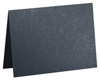 #17 Mini Folded Card (2 9/16 x 3 9/16) - Dorian Gray Metallic - Cocktail (500 Qty.) | Perfect for Flower Cards, Place Cards, Notes, Invitation Inserts, Personal Stationery and More! | 5080-M220-500