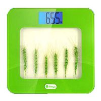 Weighing,Digital Body Weight Bathroom，Weighing Scale， Scale with Step-On Technology, Precision Digital Bathroom Scales, Easy-to-Read Backlight, Glass Top, 400 Pounds Scales/180kg (Color : Green)