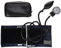 Mabis Caliber Series Aneroid Sphygmomanometer Manual Blood Pressure Monitor, Cuff Size 11 to 16.4 Inches, Adult