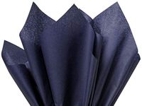 24 Gift Grade Tissue Paper Sheets - 15" x 20" Soft fold Packed Choose Color (Navy Blue)
