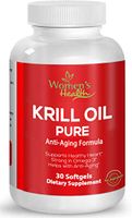 Pure Krill Oil 500Mg - Anti Aging Formula with DHA, EPA, Phospholipids and Astaxanthin - Red Omega 3 Supplement 1000 Mg Per 2 Softgells