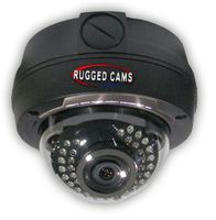 Rugged Cams Sentry-IR TVI - Weatherproof/Waterproof Outdoor Infrared Security Dome Camera - HD 1080p TVI