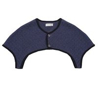 Prevent Arthritis Pain, Soothe Migraines, Shoulder Warmers(Thin), Navy