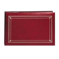 Pioneer Family Memory Album with Solid Color Cover, 5x7" Scrapbook with 10 E-Z Load Archival Pages & Inserts, Hunter Green Covers