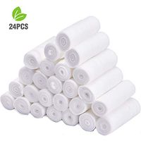 TOBWOLF 24PCS Gauze Wrap, 4"x5yd / 10cmx4.5m Stretch Bandage Roll, Flexible Medical Wound Care Supplies, FDA Approved, First Aid Gauze for Hand, Ankles, Knees, Wrist - White