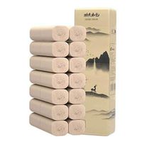 InKach Roll Toilet Paper, Ultra Strong 4-Ply Paper Towels with 240-Sheets Per Roll. 100% Recycled 14 Pack Multi-fold Bulk Kitchen Paper Cleaner Household Toilet Tissue Napkin (Multicolor)