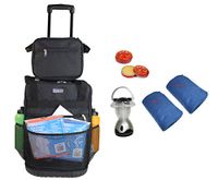 Boardingblue Hurricane First Aid Family Rolling Bag + Bonus Ponchos + Tiger Balm