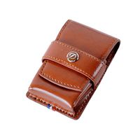 S.T. Dupont Elysee Ligne 2 Brown Leather Lighter Case