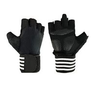 FORESTIME Men Women Yoga Weight Lifting Gloves, Breathable & Built-in Wrist Wraps Padded Workout Gym Gloves for Weightlifting, Cross Training